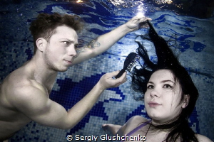Underwater beauty salon. by Sergiy Glushchenko 